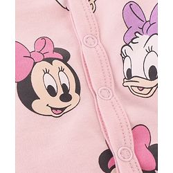 Babyhug Disney Cotton Baby Clothing Gift Set with Minnie & Daisy Print - Pink