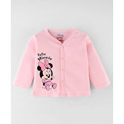 Babyhug Disney Interlock Cotton Baby Clothing Gift Set with Minnie Graphic - Pink