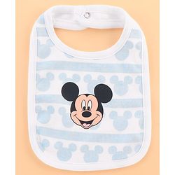 Babyhug Disney Cotton Baby Clothing Gift Set with Mickey Graphic - Light Blue