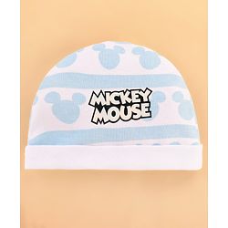 Babyhug Disney Cotton Baby Clothing Gift Set with Mickey Graphic - Light Blue