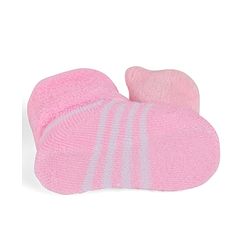 Cute Walk by Babyhug Socks With Kitty Applique - Pink