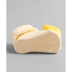 Cute Walk by Babyhug Socks with Dog Applique - Yellow