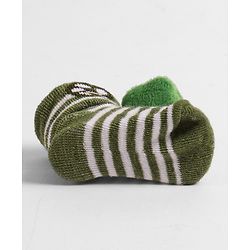 Cute Walk by Babyhug Socks with Applique - Green