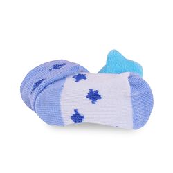 Cute Walk by Babyhug Fabric Slip On Socks Shoes with Star Applique - Lavender