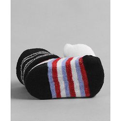 Cute Walk by Babyhug Socks with Applique - Black