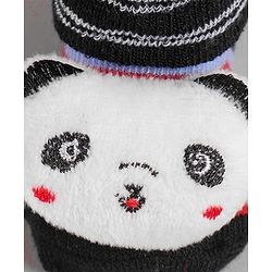 Cute Walk by Babyhug Socks with Applique - Black