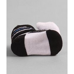 Cute Walk by Babyhug Socks with Bear Applique - Black
