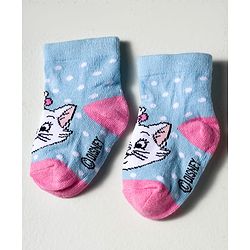 Cute Walk by Babyhug Disney Knitted Ankle Length Anti Bacterial Socks With Disney Character Design Pack Of 5 - Multicolour