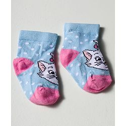 Cute Walk by Babyhug Disney Knitted Ankle Length Anti Bacterial Socks With Disney Character Design Pack Of 5 - Multicolour