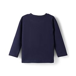 Babyhug Cotton Woven Full Sleeves T-Shirt with Yarn Dyed Checks Waistcoat & Trouser - Blue