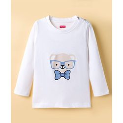 Babyhug Cotton Woven Full Sleeves Dog Printed Party T-Shirt & Trouser Set With Waistcoat - Blue