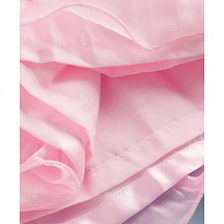 Babyhug Woven Sleeveless Party Dress With Floral Corsage - Pink