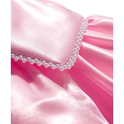 Babyhug Woven Sleeveless Party Dress with Bow Applique - Light Pink