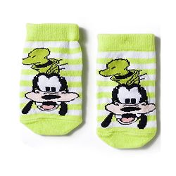 Cute Walk by Babyhug Disney Knit Ankle Length Antibacterial Socks With Mickey Mouse and Friends Graphic Pack of 3 - Blue & Orange