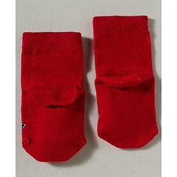 Cute Walk by Babyhug Disney Knit Ankle Length Antibacterial Socks with Mickey Mouse Graphic Pack of 3 - Dark Green Red & Navy Blue