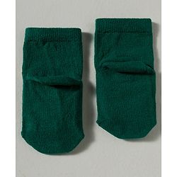 Cute Walk by Babyhug Disney Knit Ankle Length Antibacterial Socks with Mickey Mouse Graphic Pack of 3 - Dark Green Red & Navy Blue