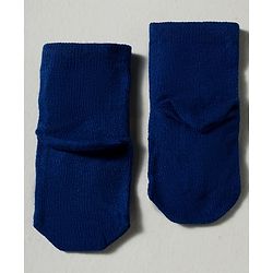 Cute Walk by Babyhug Disney Knit Ankle Length Antibacterial Socks with Mickey Mouse Graphic Pack of 3 - Dark Green Red & Navy Blue