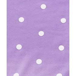 Babyhug Cotton Terry Knit Hooded Towel with Ear Applique Polka Dot Print & Embroidery L 73 x B 72 cm - Lilac