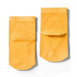 Cute Walk by Babyhug Disney Knit Ankle Length Antibacterial Socks With Mickey Mouse and Friends Graphic Pack of 3 - Yellow & Black