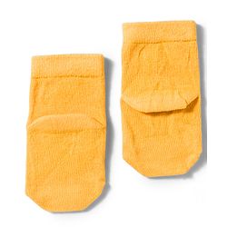 Cute Walk by Babyhug Disney Knit Ankle Length Antibacterial Socks With Mickey Mouse and Friends Graphic Pack of 3 - Yellow & Black