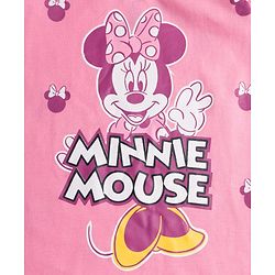 Babyhug Disney Single Jersey Knit Full Sleeves T-Shirts with Minnie Mouse Graphic & Frill Detailing Pack of 3 - Multicolor