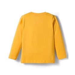 Babyhug Disney Single Jersey Knit Full Sleeves T-Shirts with Mickey & Friends Graphic Pack of 3 - Yellow Blue & Red