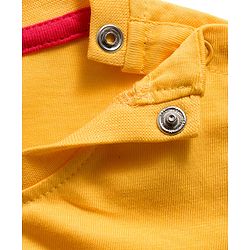 Babyhug Disney Single Jersey Knit Full Sleeves T-Shirts with Mickey & Friends Graphic Pack of 3 - Yellow Blue & Red
