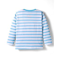 Babyhug Disney Single Jersey Knit Full Sleeves T-Shirts with Disney Characters Graphic Pack of 3 - Light Blue Orange & Blue