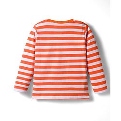 Babyhug Disney Single Jersey Knit Full Sleeves T-Shirts with Disney Characters Graphic Pack of 3 - Light Blue Orange & Blue