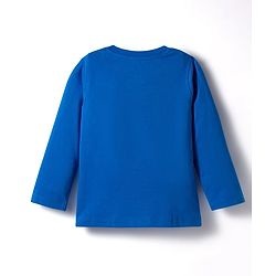 Babyhug Disney Single Jersey Knit Full Sleeves T-Shirts with Disney Characters Graphic Pack of 3 - Light Blue Orange & Blue
