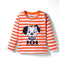 Babyhug Disney Single Jersey Knit Full Sleeves T-Shirts with Disney Characters Graphic Pack of 3 - Light Blue Orange & Blue