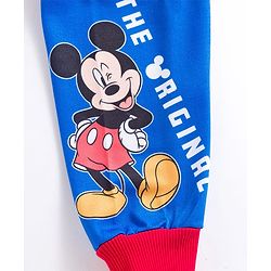 Babyhug Disney Terry Knit Drop Shoulder Full Sleeves Sweatshirt With Mickey Mouse Graphics - Multicolor