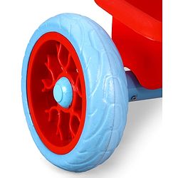 Babyhug Marvel Avengers Captain America Kids Tricycle with Parental Handle- Blue & Red| Antislip Pedals| Puncture Proof Wheels| Easy Assembling| Foldable Footrest| Toy for 2 to 5 year| Gifting Option