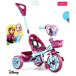 Babyhug Disney Mickey Kids Tricycle with Parental Push Handle- Red & Black| Antislip Pedals| Puncture Proof Wheels| Easy Assembling| Foldable Footrest| Toy for 2 to 5 year| Gifting Option