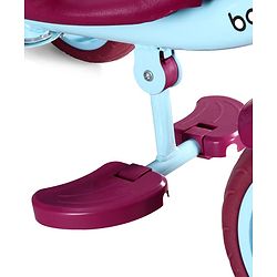 Babyhug Disney Mickey Kids Tricycle with Parental Push Handle- Red & Black| Antislip Pedals| Puncture Proof Wheels| Easy Assembling| Foldable Footrest| Toy for 2 to 5 year| Gifting Option