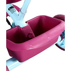 Babyhug Disney Mickey Kids Tricycle with Parental Push Handle- Red & Black| Antislip Pedals| Puncture Proof Wheels| Easy Assembling| Foldable Footrest| Toy for 2 to 5 year| Gifting Option