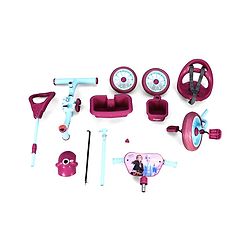 Babyhug Disney Mickey Kids Tricycle with Parental Push Handle- Red & Black| Antislip Pedals| Puncture Proof Wheels| Easy Assembling| Foldable Footrest| Toy for 2 to 5 year| Gifting Option