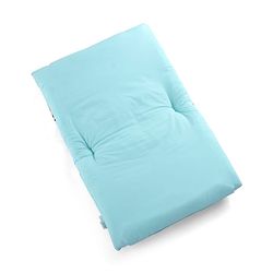 Babyhug 100% Cotton Gadda Bedding Set Cute Car Print - Sea Green| Soft & Breathable Cotton Shell| Mattress with Pillow & 2 Bolsters| Gentle Cushioned Support| Gifting Option for 0to12 Months