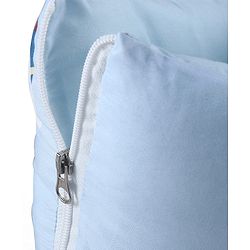Babyhug 100% Cotton Baby Sleeping Bag with Hood Little Sailor Print - Blue| Use as Carry Nest, Mattress or Sleeping Bag| Newborn to Toddler Boys & Girls| New Born Gifting| Warm and Cozy