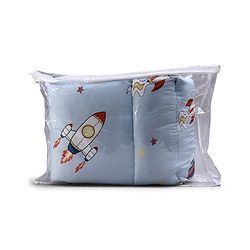 Babyhug 100% Cotton Baby Sleeping Bag with Hood Little Sailor Print - Blue| Use as Carry Nest, Mattress or Sleeping Bag| Newborn to Toddler Boys & Girls| New Born Gifting| Warm and Cozy