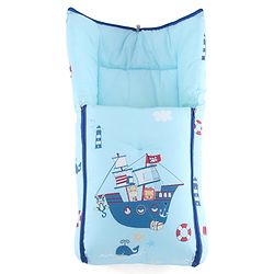 Babyhug Super Saver Bedding Combo Set of 3 Sailor Friends Print - Blue| 100% Cotton| Pillows & Bolsters Included| Lightweight & Travel Friendly| Breathable Fabric| Gifting  Option for 0to6 Months