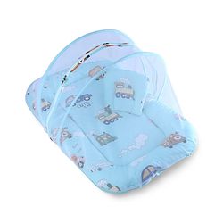 Babyhug Super Saver Bedding Combo Set of 3 Sailor Friends Print - Blue| 100% Cotton| Pillows & Bolsters Included| Lightweight & Travel Friendly| Breathable Fabric| Gifting  Option for 0to6 Months