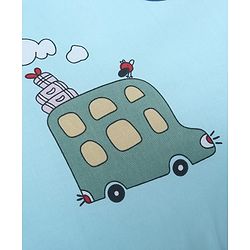 Babyhug Super Saver Bedding Combo Set of 3 Sailor Friends Print - Blue| 100% Cotton| Pillows & Bolsters Included| Lightweight & Travel Friendly| Breathable Fabric| Gifting  Option for 0to6 Months
