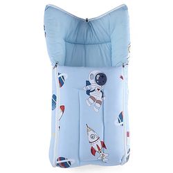 Babyhug Super Saver Bedding Combo Set of 3 Sailor Friends Print - Blue| 100% Cotton| Pillows & Bolsters Included| Lightweight & Travel Friendly| Breathable Fabric| Gifting  Option for 0to6 Months