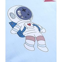Babyhug Super Saver Bedding Combo Set of 3 Sailor Friends Print - Blue| 100% Cotton| Pillows & Bolsters Included| Lightweight & Travel Friendly| Breathable Fabric| Gifting  Option for 0to6 Months