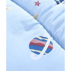 Babyhug Super Saver Bedding Combo Set of 3 Sailor Friends Print - Blue| 100% Cotton| Pillows & Bolsters Included| Lightweight & Travel Friendly| Breathable Fabric| Gifting  Option for 0to6 Months