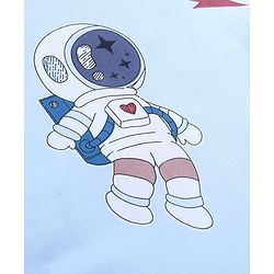 Babyhug Super Saver Bedding Combo Set of 3 Sailor Friends Print - Blue| 100% Cotton| Pillows & Bolsters Included| Lightweight & Travel Friendly| Breathable Fabric| Gifting  Option for 0to6 Months