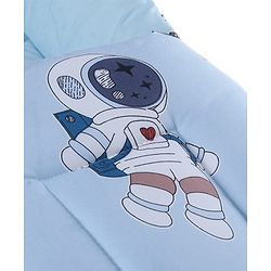 Babyhug Super Saver Bedding Combo Set of 3 Sailor Friends Print - Blue| 100% Cotton| Pillows & Bolsters Included| Lightweight & Travel Friendly| Breathable Fabric| Gifting  Option for 0to6 Months