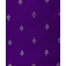 Babyhug Woven Full Sleeves  Foil Printed Kurta Pajama Set- Purple