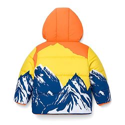 Babyhug Disney  Woven Hooded Padded/ Winter Jacket with Full Sleeves and Mickey Mouse Print - Yellow